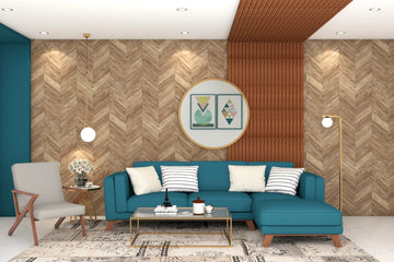 Bright Modern Living Room Designed For Spacious Layouts
